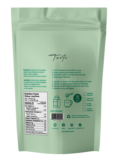 Tasti’s Matcha Majesty: Green Tea Latte Mix - Matcha
